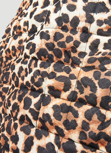 Arizona Love Cabas 豹纹印花绗缝托特包 棕色 arz0249004