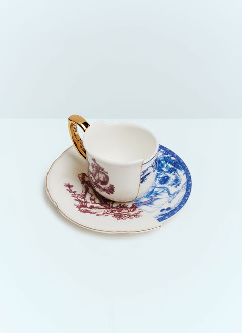 Seletti Hybrid Eufemia Coffee Cup With Saucer Multicolour wps0691134