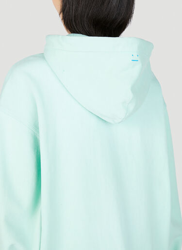 Acne Studios 페이스 패치 후드 스웨트셔츠 그린 acn0251048