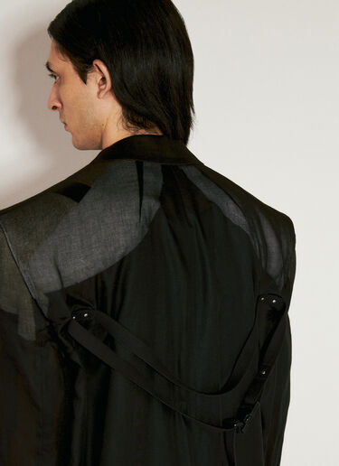 Rick Owens Lido Tatlin Coat Black ric0156001