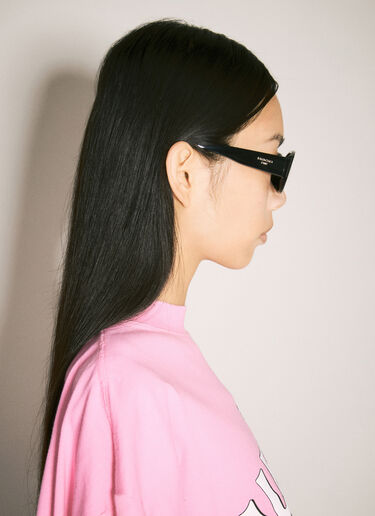 Balenciaga 圆形太阳镜 黑色 bcs0257002