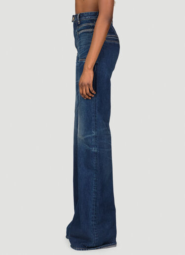 Balmain Denim Flared Jeans Blue bln0253022