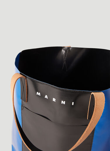 Marni Tribeca Shopping Tote Bag Blue mni0153029