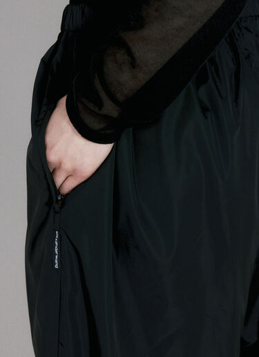 Alexander Wang 抽绳运动裤  黑色 awg0255036