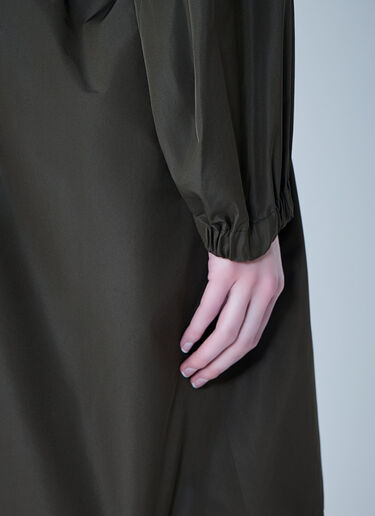 Max Mara Belted Hooded Coat Green max0263203