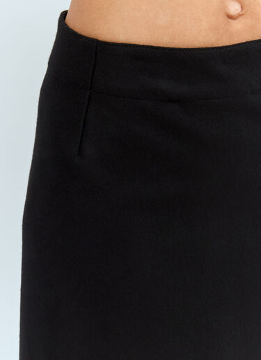 Wool Midi Skirt Jil Sander Wool Midi Skirt Black jil0257009
