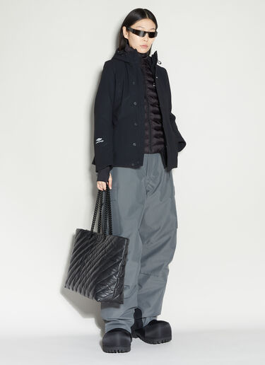 Balenciaga Crush Large Carry All Tote Bag Black bal0255069