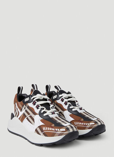 Burberry Sean Check Sneakers Brown bur0151059