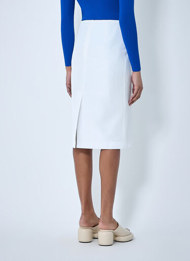 Jil Sander High-Waisted Pencil Skirt White jil0264037