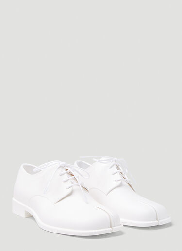Maison Margiela Lace Up Tabi Shoes White mla0245038