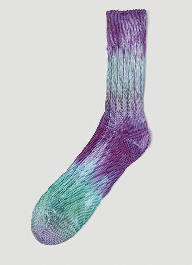 Stain Shade x Decka Socks Tie Dye Socks Green ssd0351007