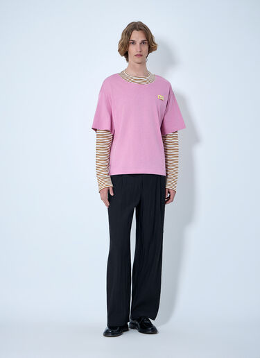 Marni Long-Sleeved T-Shirt Pink mni0164004