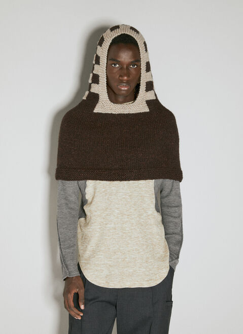 Aries Agathon Crochet Balaclava White ari0154019