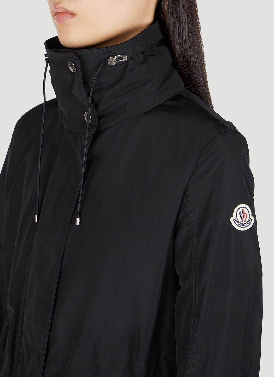 Moncler Women's' Kourou Long Parka Jacket in Black | LN-CC®