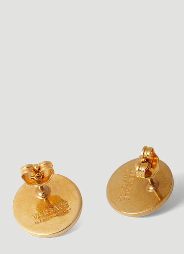 Versace Medusa Biggie Stud Earrings Gold ver0251060