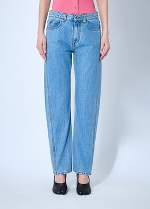 JW Anderson Twisted Denim Jeans Brown jwa0260004