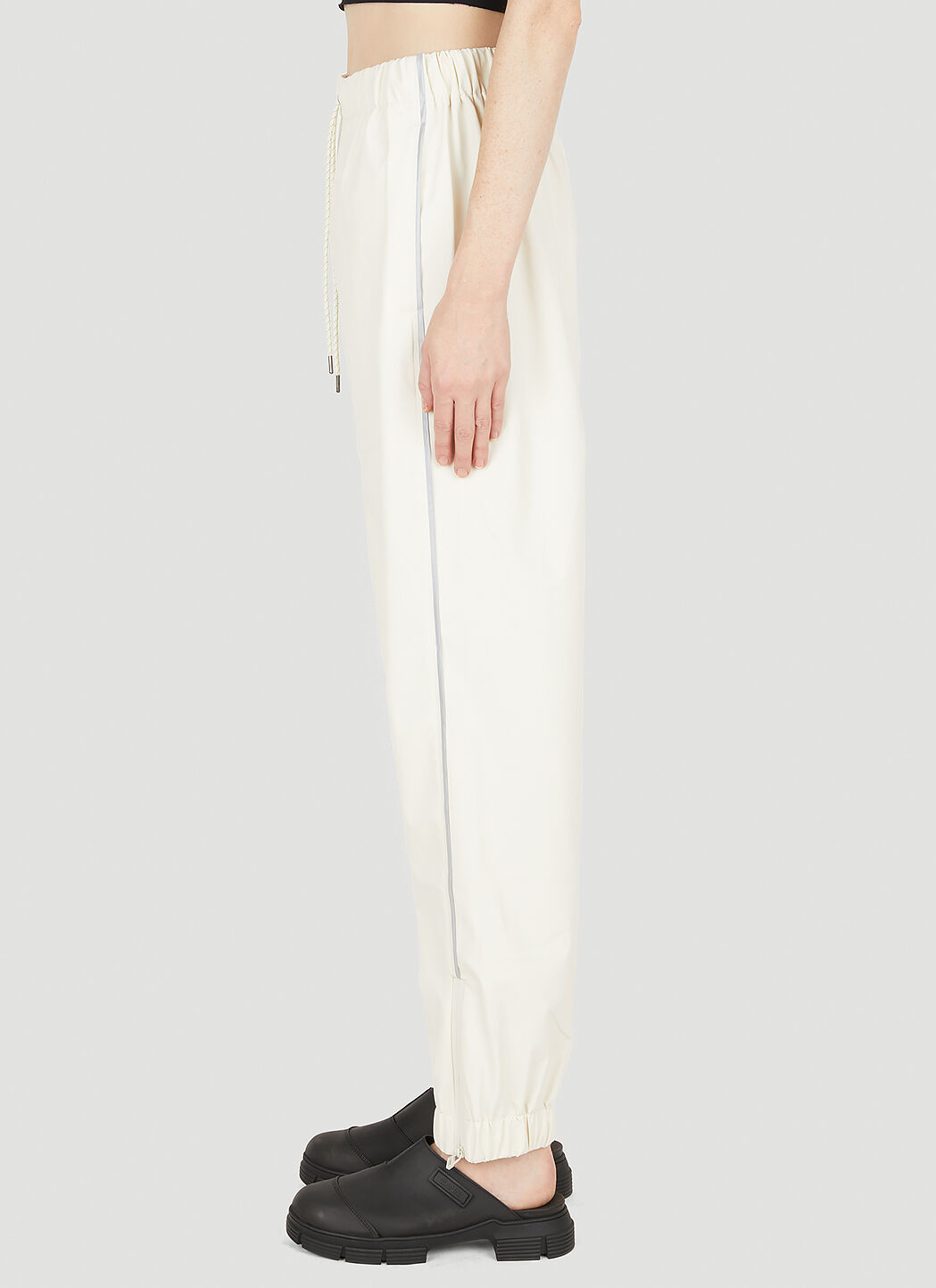 Reflective track online pants womens