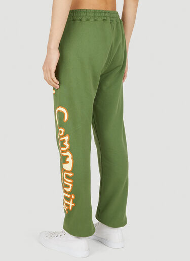 P.A.M. Community Garden Track Pants Green pam0350011