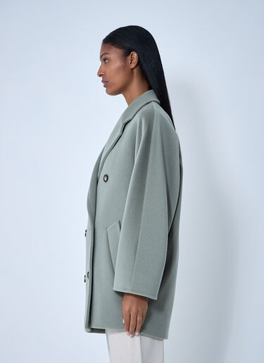 Max Mara Wool-And-Cashmere-Blend Coat Green max0261027