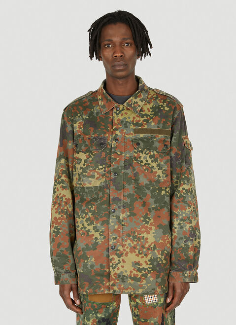 DRx x STEFAN MEIER x LN-CC Camo Military Jacket Black drs0350001