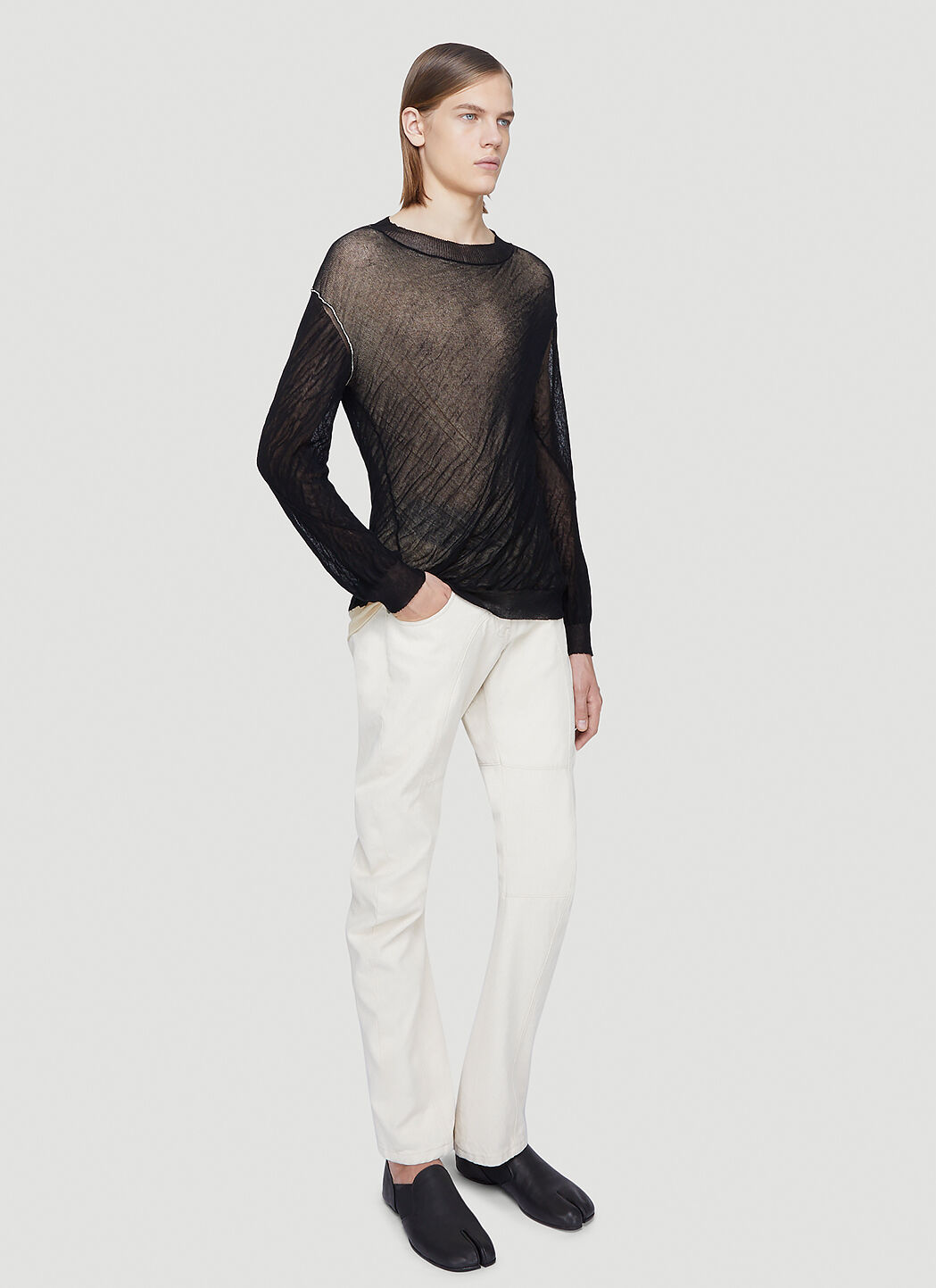 Mens sheer outlet sweater