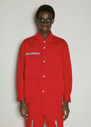 UNDERCOVER コットンツイルワークジャケット レッド und0153007
