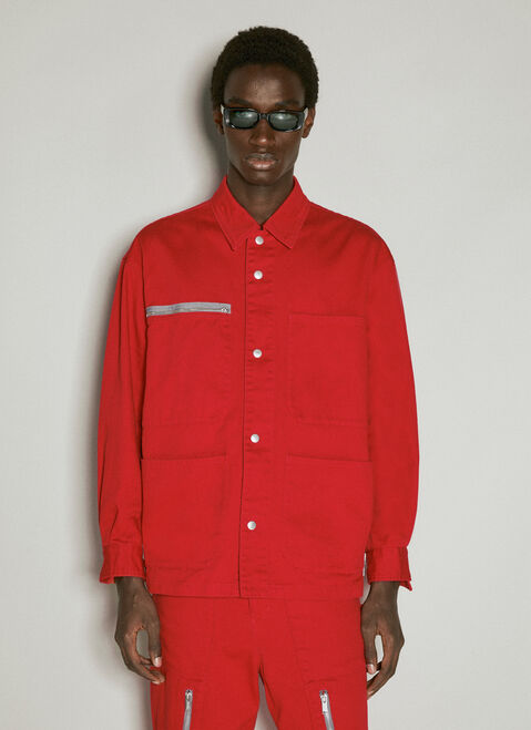 UNDERCOVER Cotton Twill Work Jacket Red und0153007