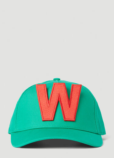 Walter Van Beirendonck W Baseball Cap in Green