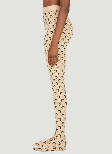Marine Serre Moon Print Leggings Beige mrs0252014