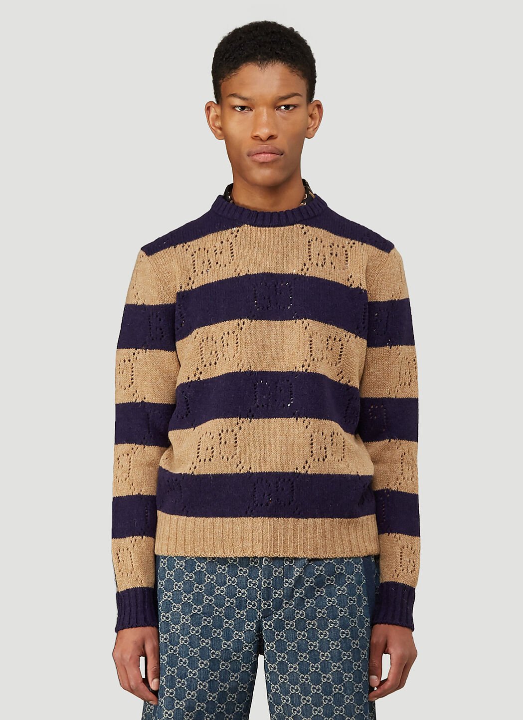 Gucci striped store wool sweater