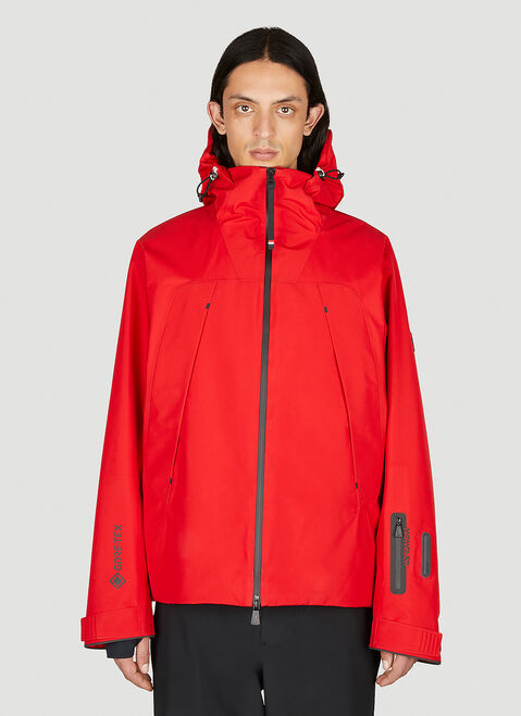 Moncler Grenoble Lapaz フード付きジャケット レッド mog0153013