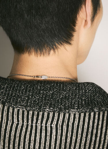Vivienne Westwood Diamante 心形吊坠项链 银色 vww0158027