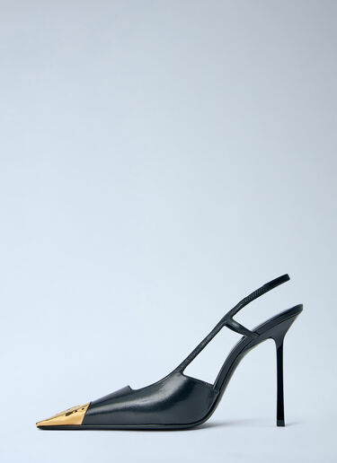 Saint Laurent Jeanne Slingback Pumps Black sla0257039