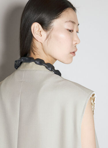 Cover Necklace MM6 Maison Margiela Cover Necklace Black mmm0354002