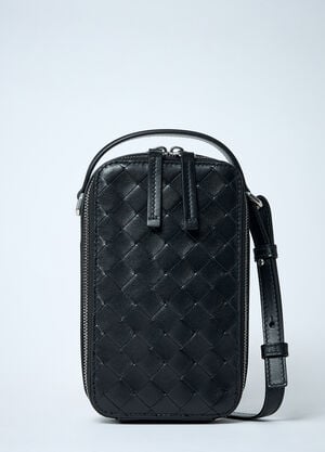 Bottega Veneta Getaway Phone Pouch On Strap Black bov0160013