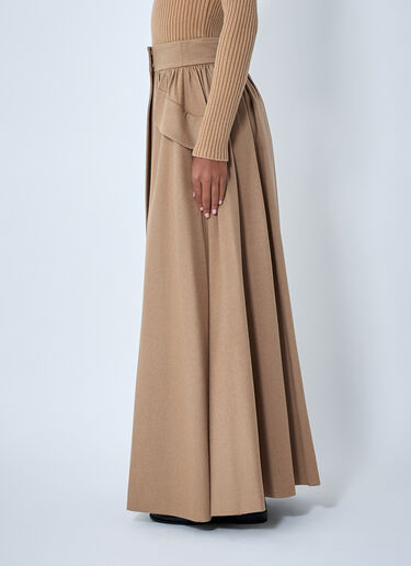 Pleated Maxi Skirt Max Mara Pleated Maxi Skirt Camel max0262063