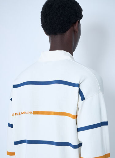 Stone Island Striped Polo Shirt Beige sto0160037