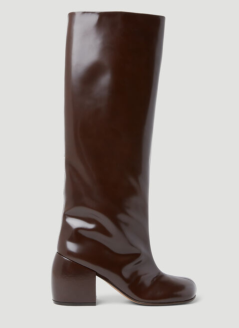 Dries Van Noten Knee-High Boots Brown dvn0253007