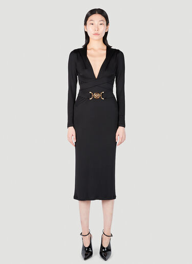 Versace 메두사 비기 후드 드레스 블랙 vrs0251016