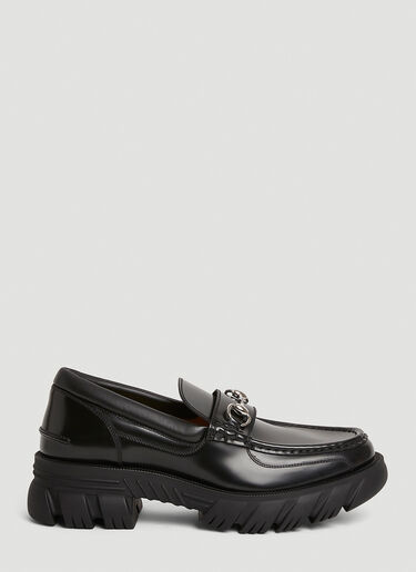 Gucci Leather Loafers  Black guc0145067