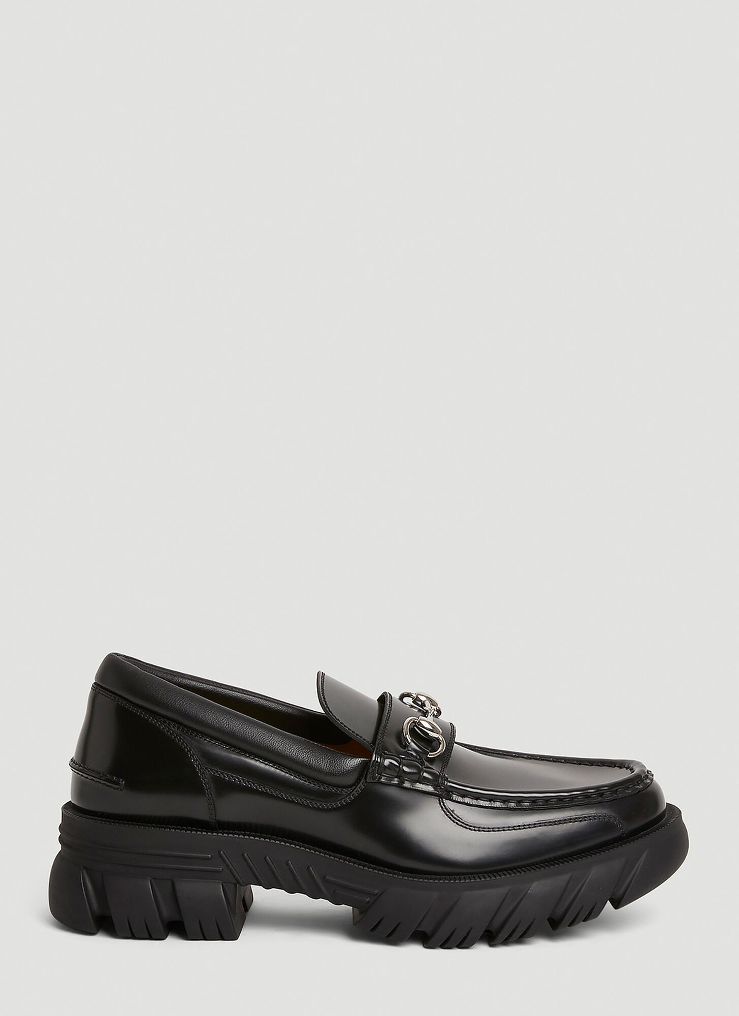 Gucci Leather Loafers Male Black