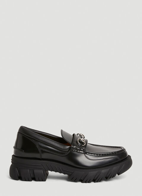 Gucci Leather Loafers  Black guc0151026