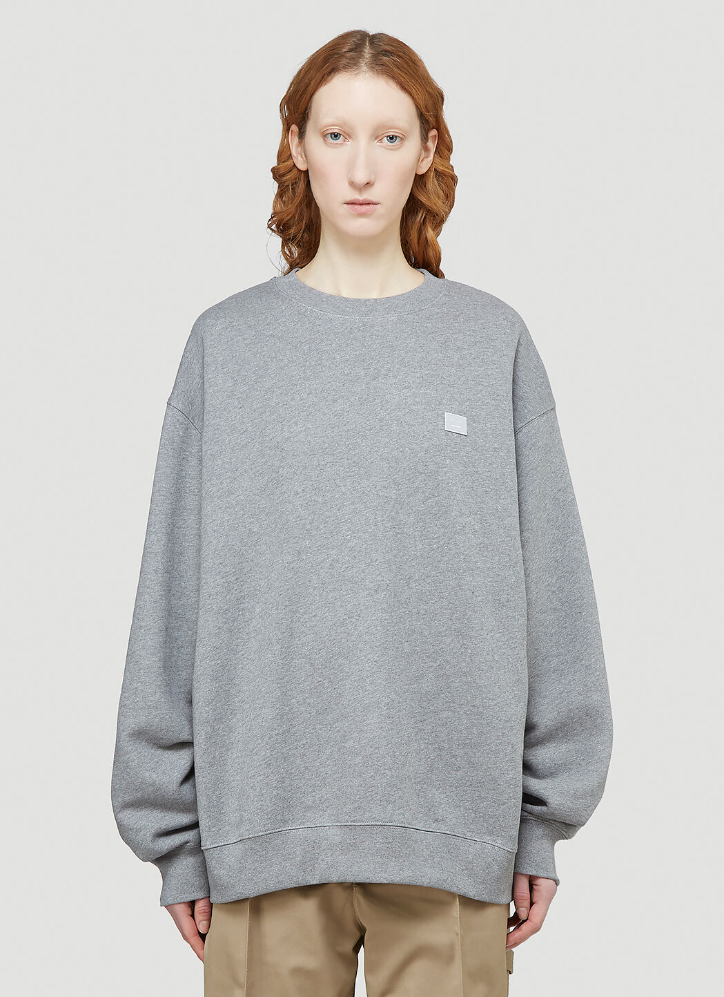 Acne studios fint face sweatshirt outlet