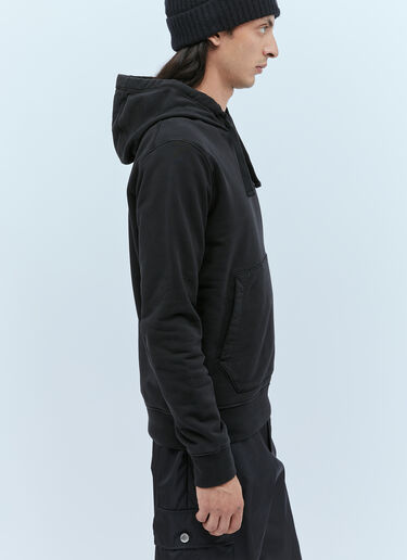 Hooded Compass Patch Sweatshirt Stone Island Hooded Compass Patch Sweatshirt Black sto0154049