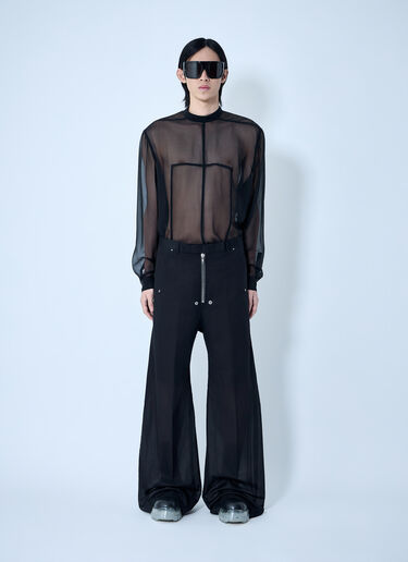 Rick Owens Tailored Wide Belas Pants Black ric0163008