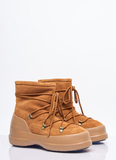 Moon Boot Luna Suede Boots Brown mnb0258006