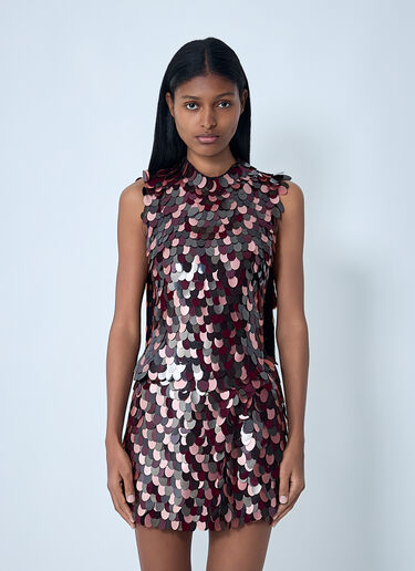 Dries Van Noten Embellished Top Burgundy dvn0262003