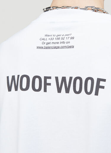 Balenciaga I Love Dogs T-Shirt White bal0144002