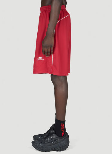 Balenciaga Baggy Soccer Shorts Red bal0154026