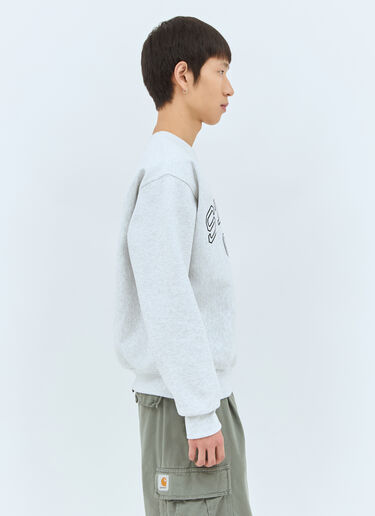 Stüssy Gear Crewneck Sweatshirt Grey sts0158026